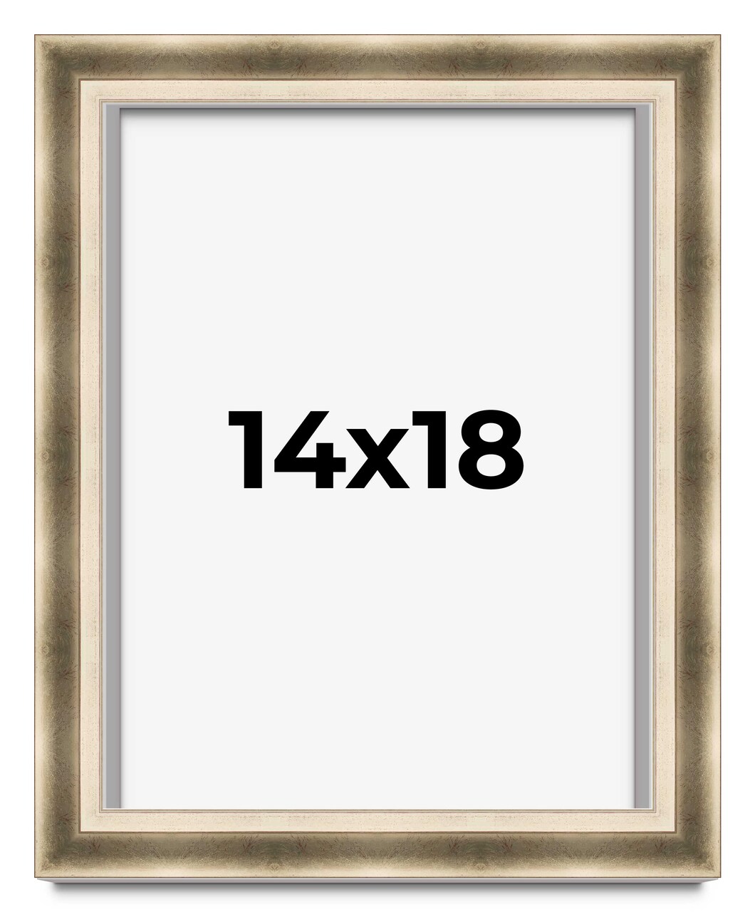 14x18 Deep Shadow Box Picture Frame with UV-Resistant Acrylic & Acid Free Backing, Available in 4 Finishes - Gold, Silver, Brown, White